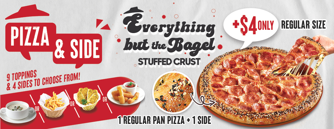 Pizza & Side – Regular 1 + 1 Deal